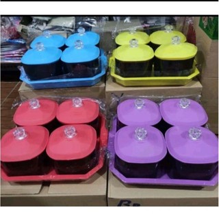 ✨TSK✨TOPLES SET ISI 4 + NAMPAN SKS / TOPLES LEBARAN