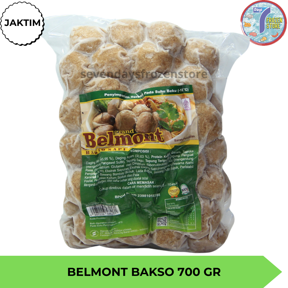 

Ay00! Bakso Sapi Besar Belmont Isi 50 Kemasan 700 Gr