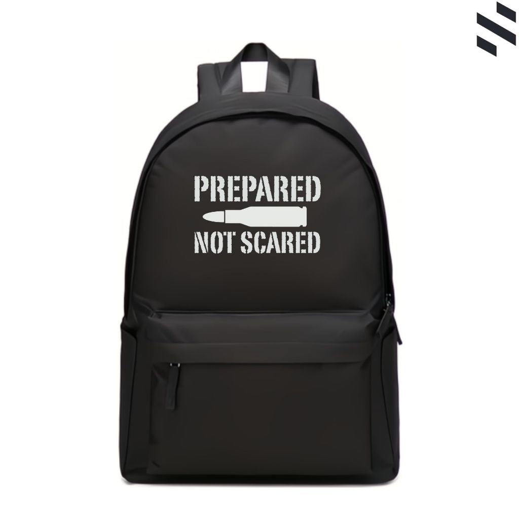 Tas Ransel Sekolah Pria Wanita Backpack Laptop Hitam SMA