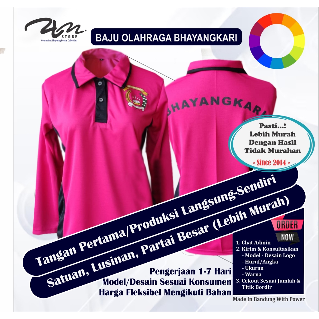 KAOS OLAHRAGA BHAYANGKARI, KAOS BHAYANGKARI, KAOS POLO BHAYANGKARI