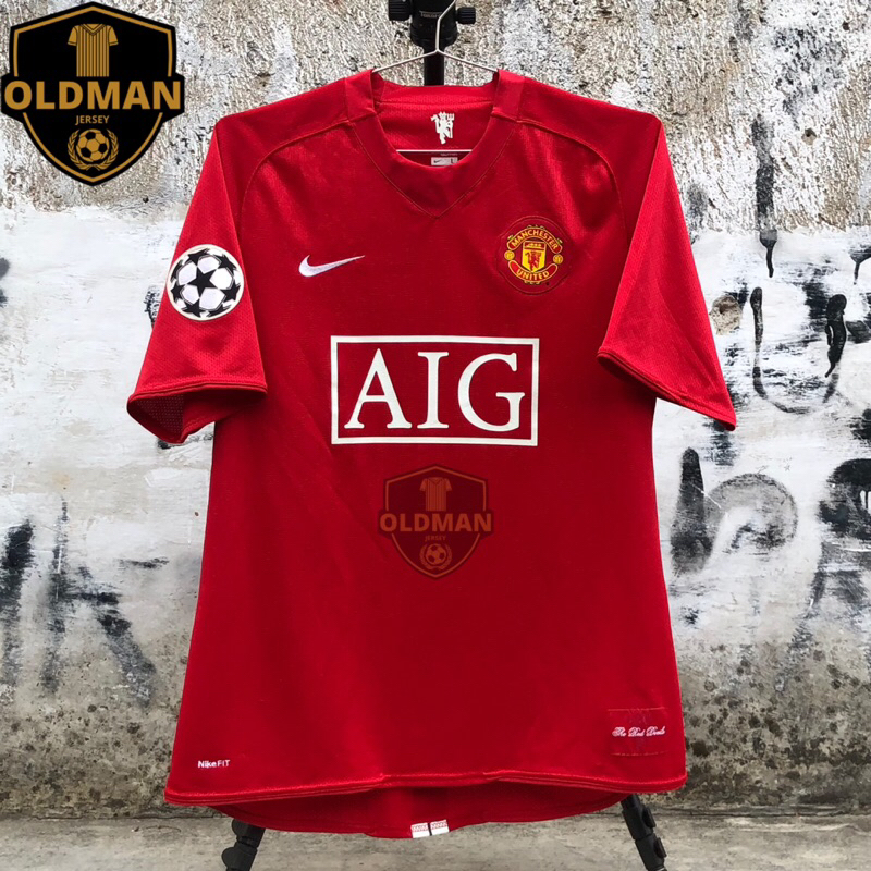 Manchester United 2007 2008 Home Kit - UCL Version