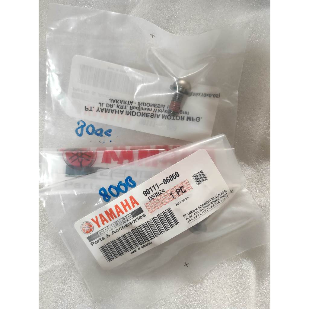 baut cover knalpot mx king nmax lexi aerox ori