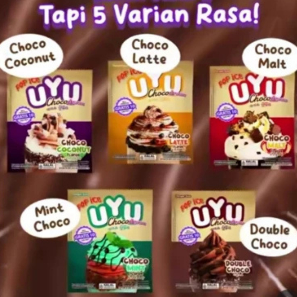 

POP ICE UYU Varian Terbaru! 1 Renteng Isi 20 PCS - Seger & Creamy, Wajib Coba!