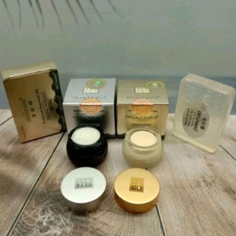 paket cream deoonard gold 3in1