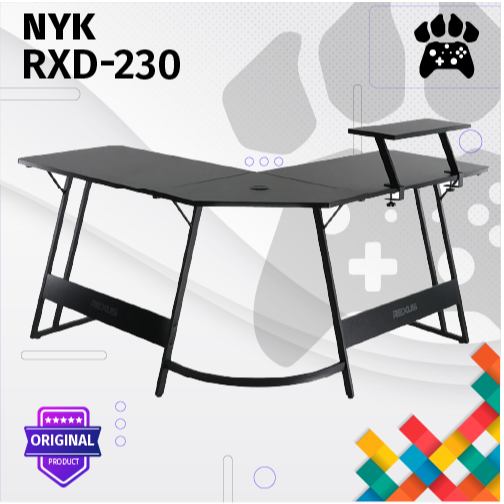 Rexus Stronghold RXD-230 Gaming Desk Meja Kantor Gaming - Rexus RXD230