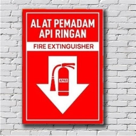 

Stiker Vinyl ALAT PEMADAM API RINGAN 23 X 30 CM SIGN RAMBU K3