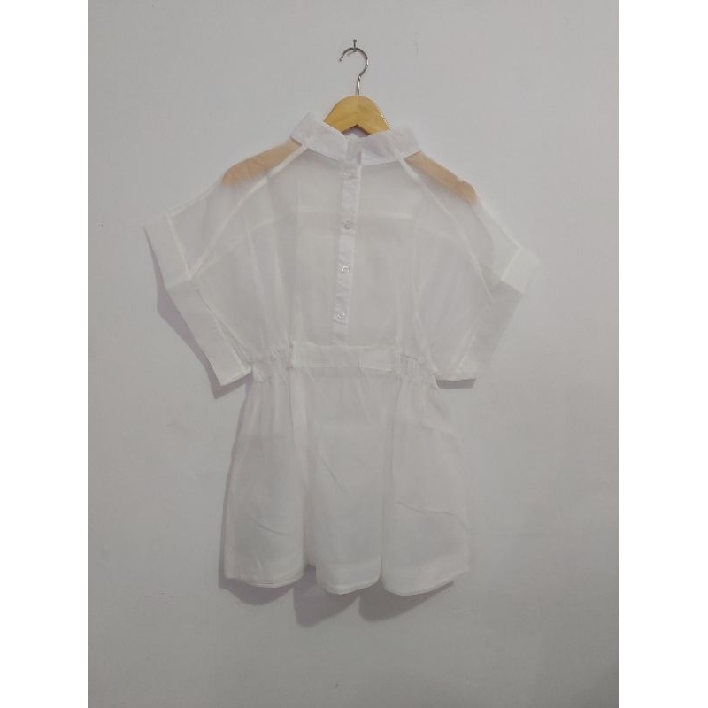 PL outer putih organza