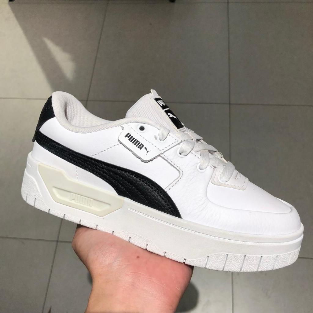 Puma Sepatu Sneakers Cali Dream Lth Wns White- Black 383157 04