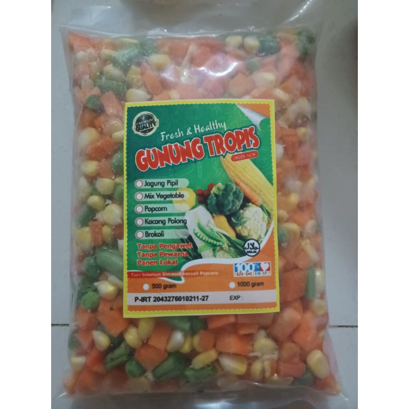 

Mix Vegetable 4 way 1Kg