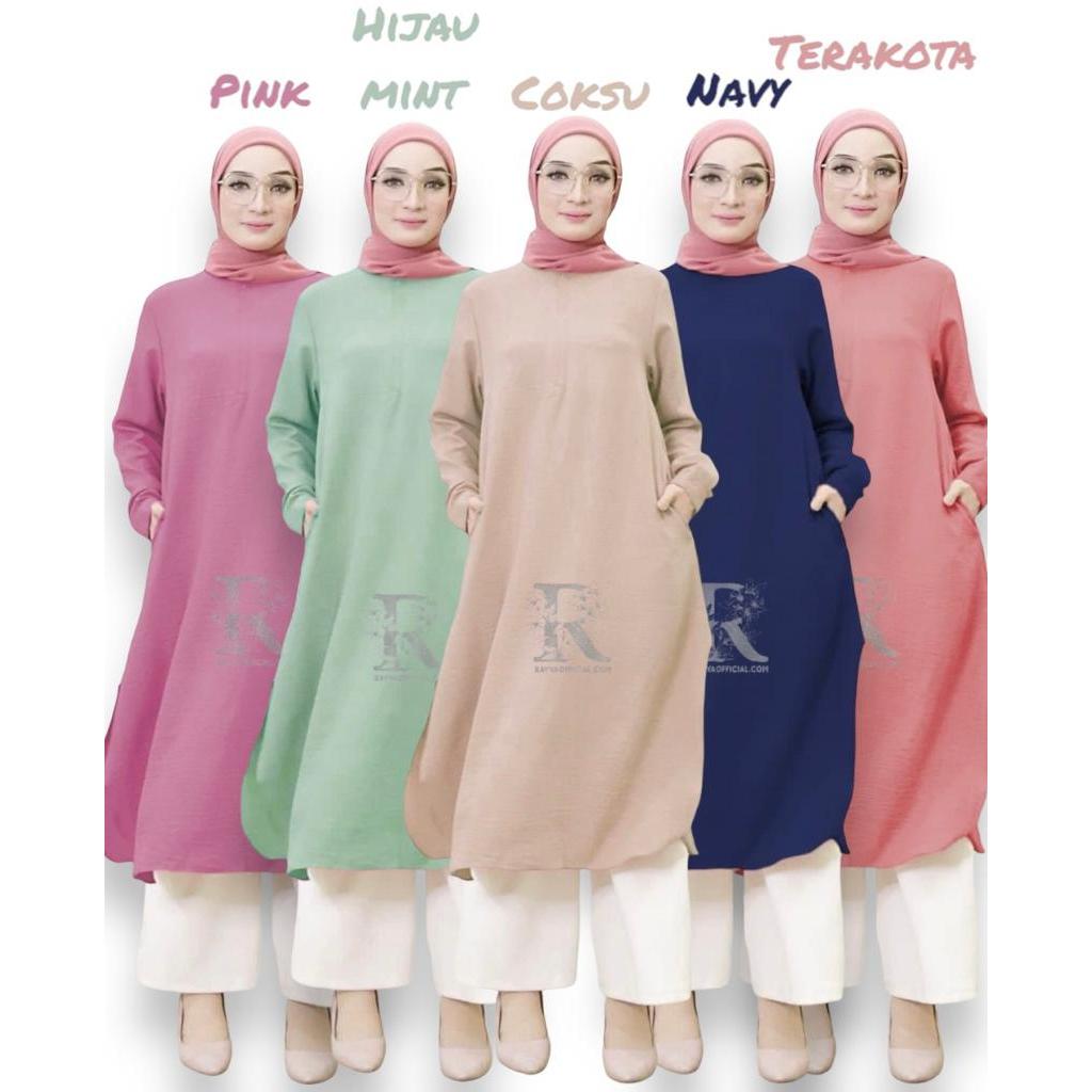 Najwa Tunik | Cringkel AIRFLOW | Murah Lebay dan Adem di Pakai