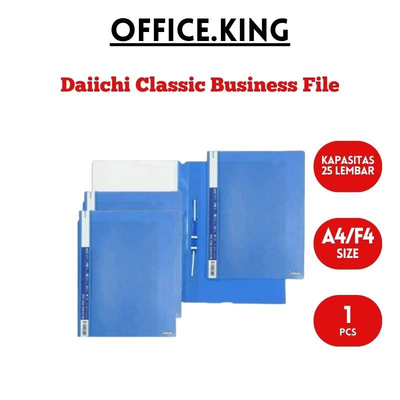 

Daiichi Classic DCS01 Business File A4 Map Plastik PP