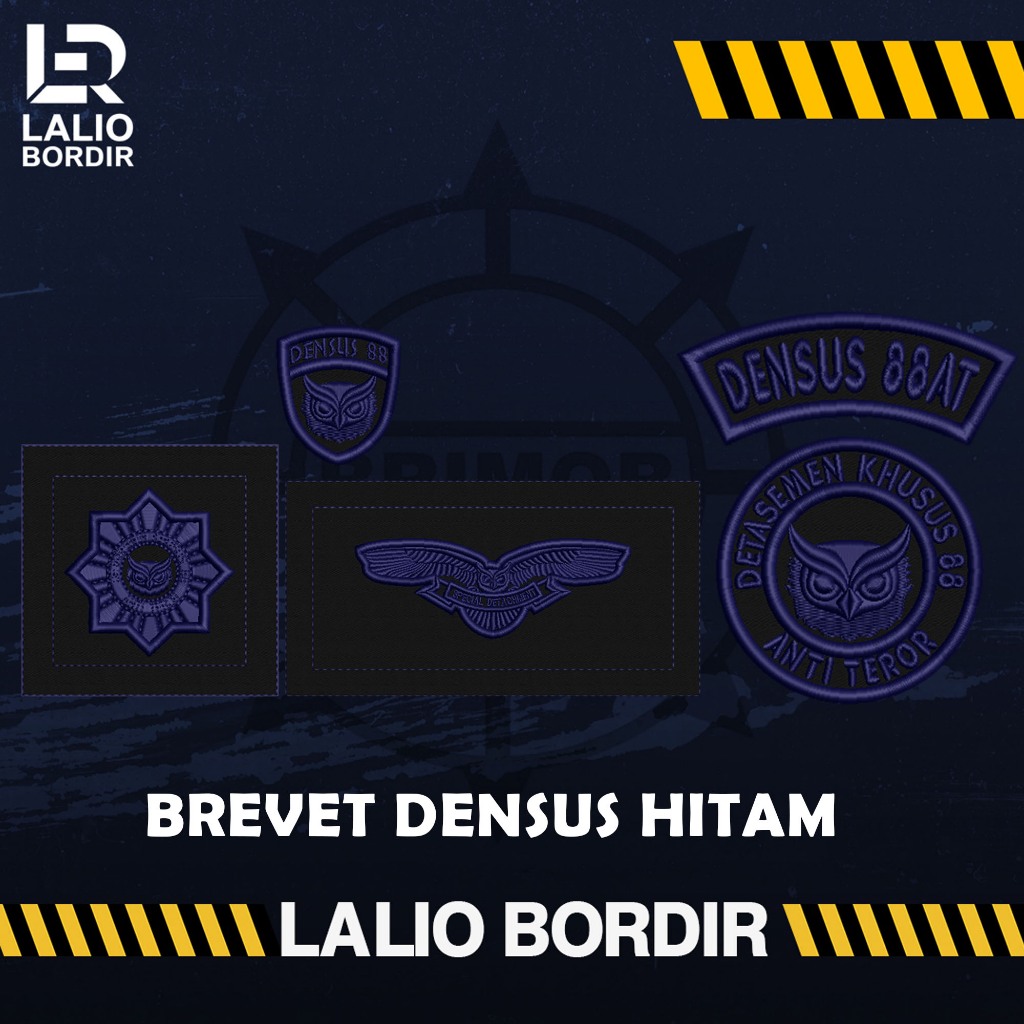 SET BREVET BORDIR DENSUS 88 TIMBUL COKLAT