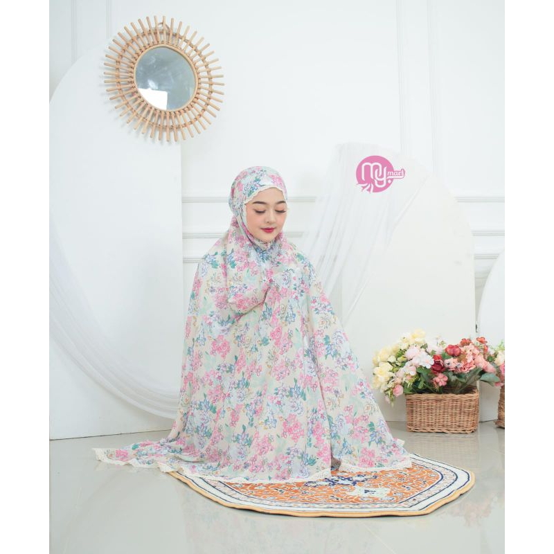 Mymart Mukenah Mutammimah Katun Silk