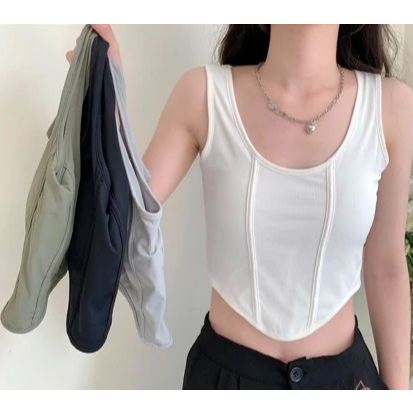 TANKTOP BRA - PREMIUM TANKTOP BRA GARIS - ATASAN TANKTOP BRA