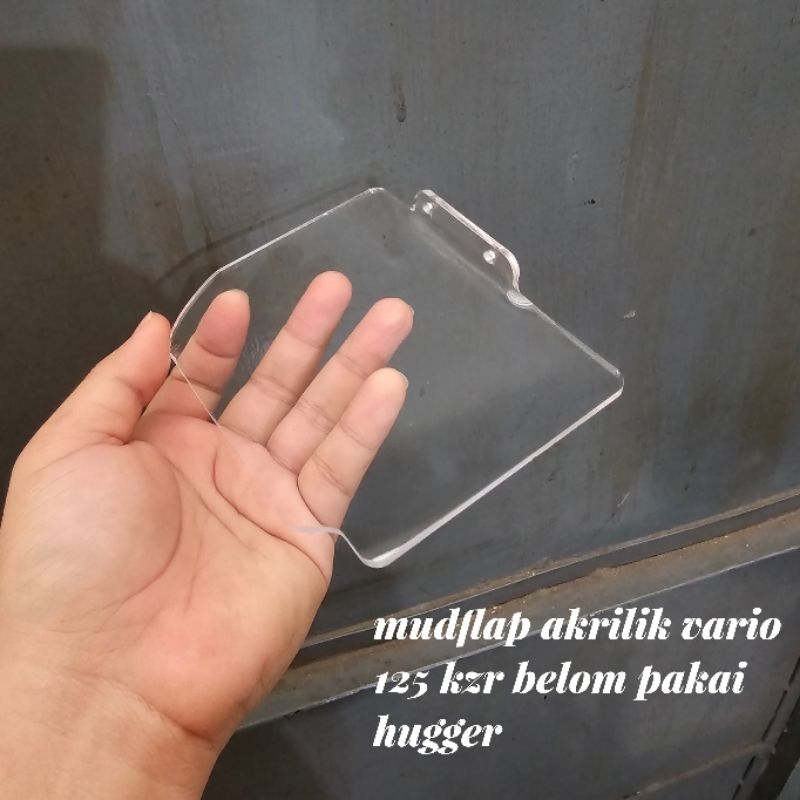 Mudflap vario kzr cover penahan lumpur akrilik vario 125 techno kzr variasi
