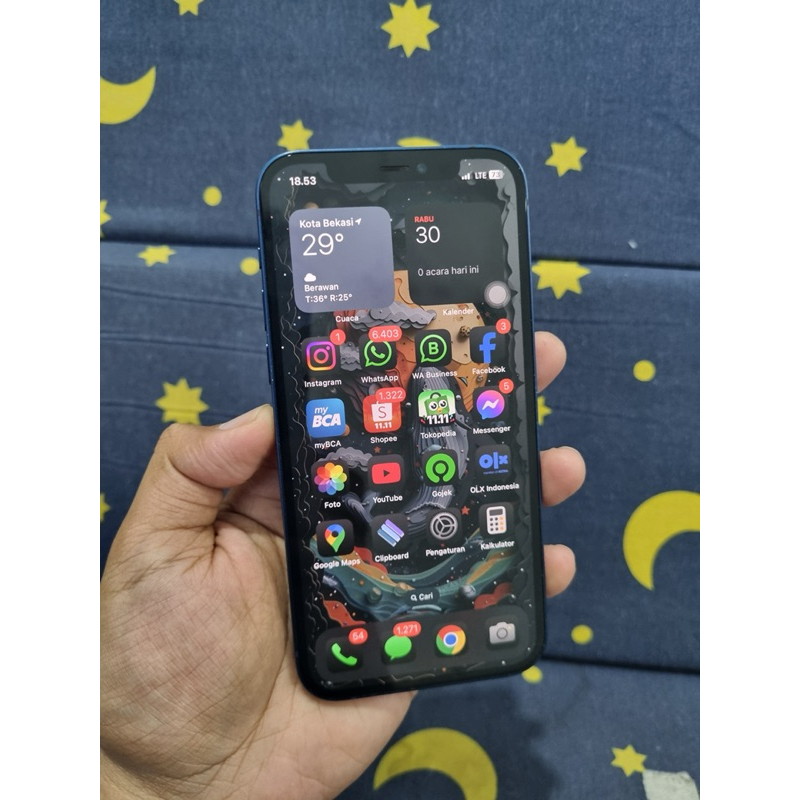 Handphone Hp Iphone 12 64gb Second Seken Bekas Murah