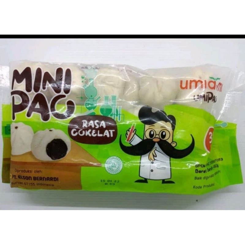 

Umiami Mini Pao rasa coklat isi 30