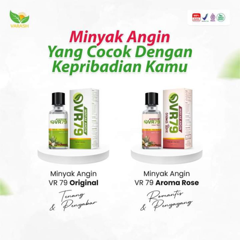 Minyak Angin VR79 Varash Asli, Minyak Angin VR79 Rose