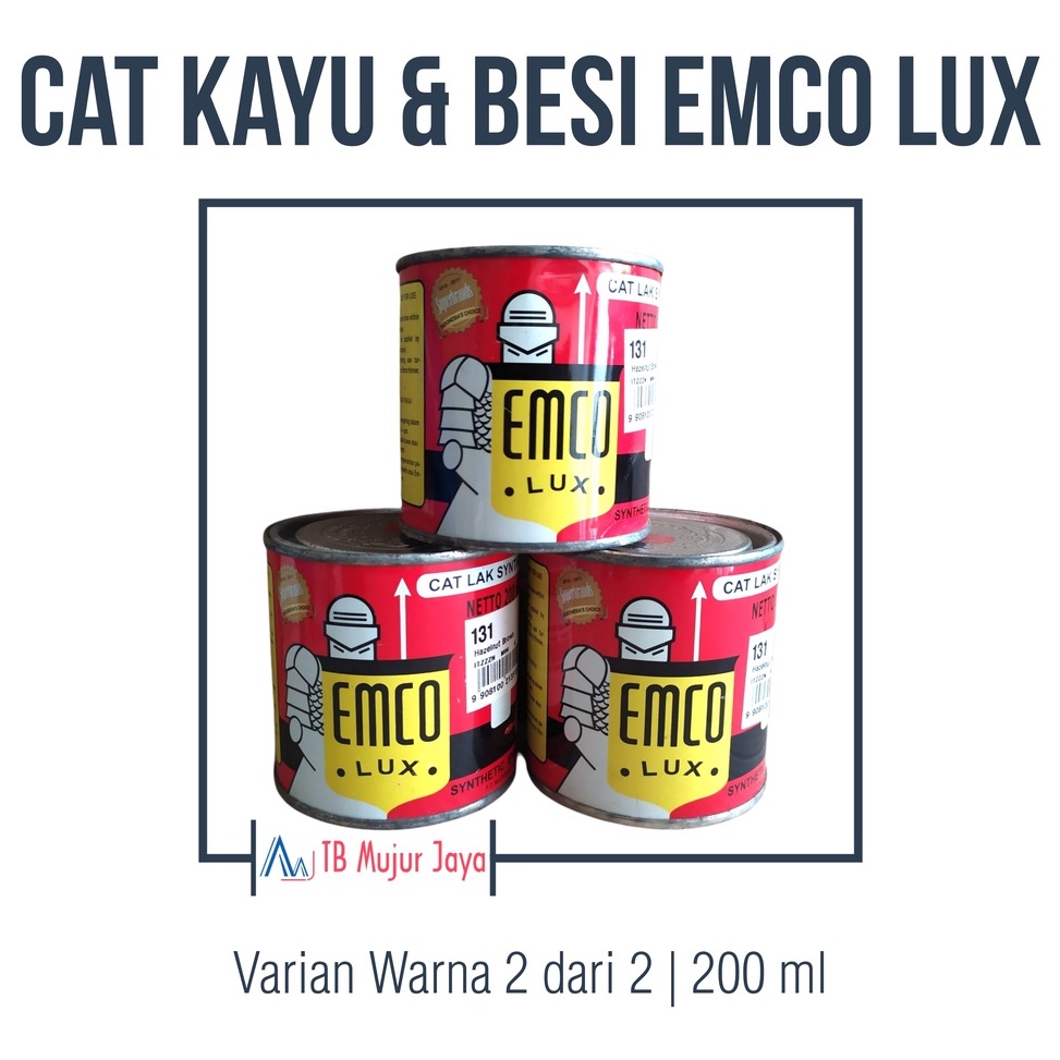 

KODE A35A Cat Kayu dan Besi Em Lux Varian Warna 2 dari 2 2 ml