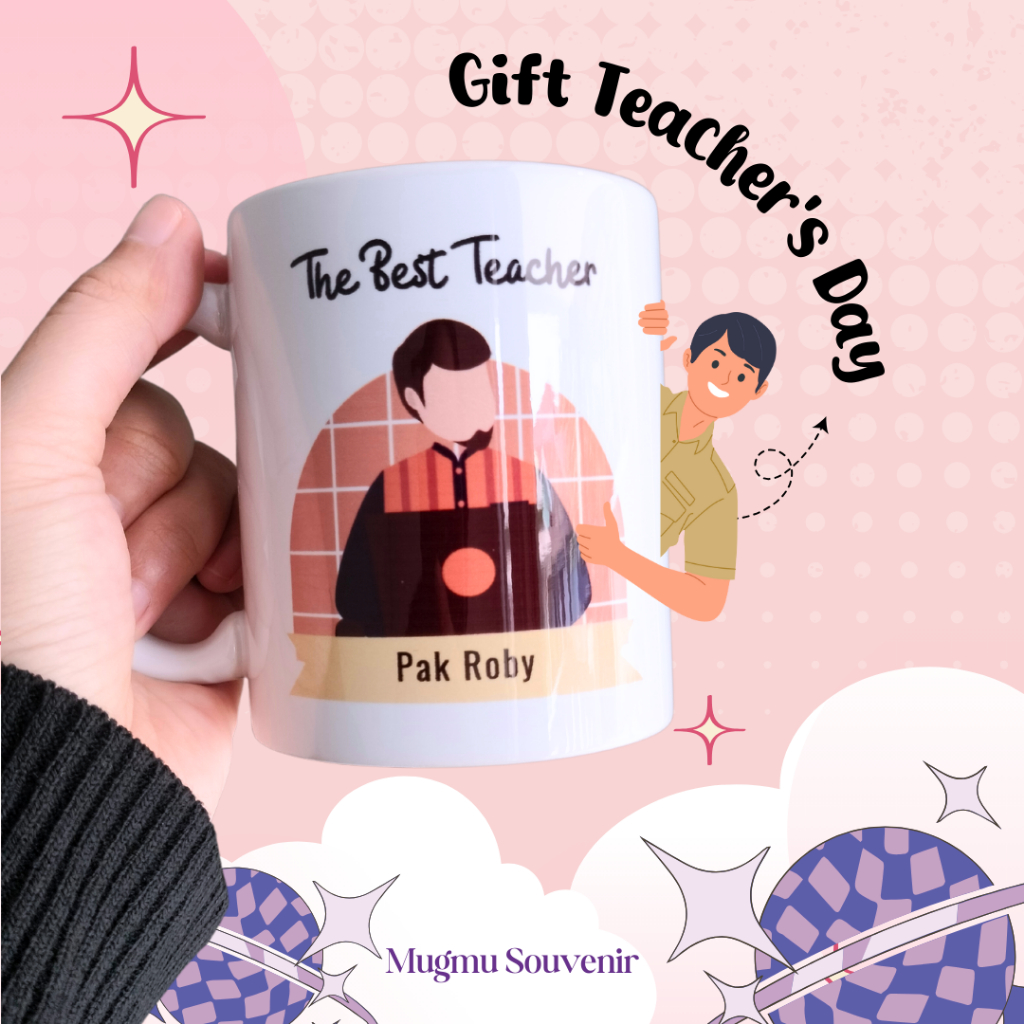 MUG GURU / KADO HARI GURU / MUG KUALITAS IMPOR