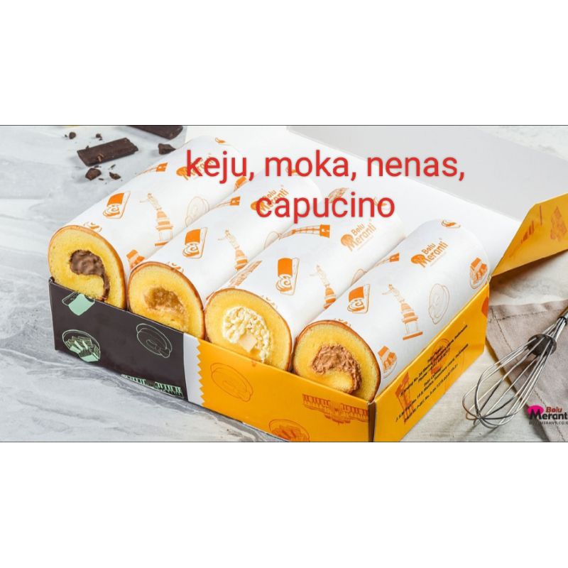 

BOLU GULUNG MERANTI GIFT PACK (KEJU, MOKA, NENAS, CAPUCINO)