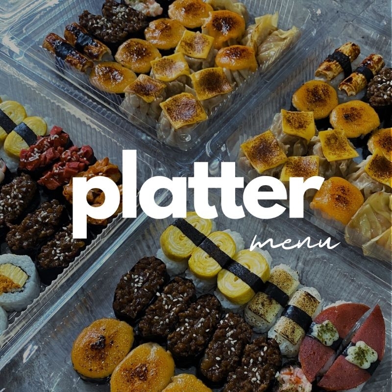 

[instan only dikirim h+1] SUSHI PLATTER BY SUSHICHOICEE chat admin dulu yaw