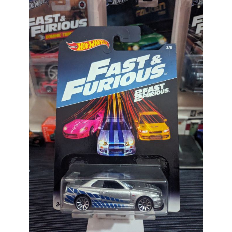 Hotwheels Fast & Furious Nissan Skyline GT-R R34