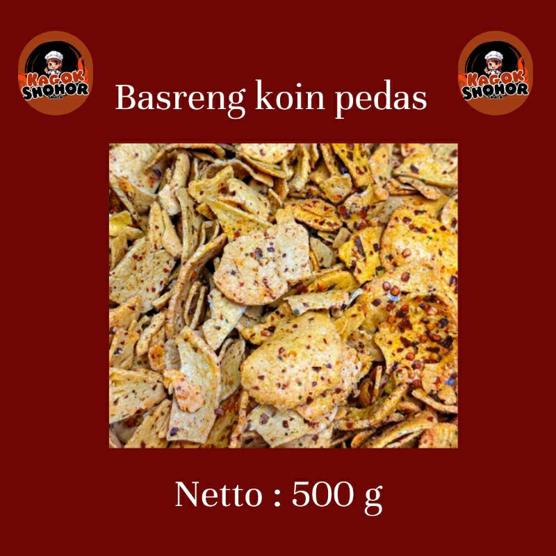 

Basreng Koin 500 g Kagok Shohor Snack