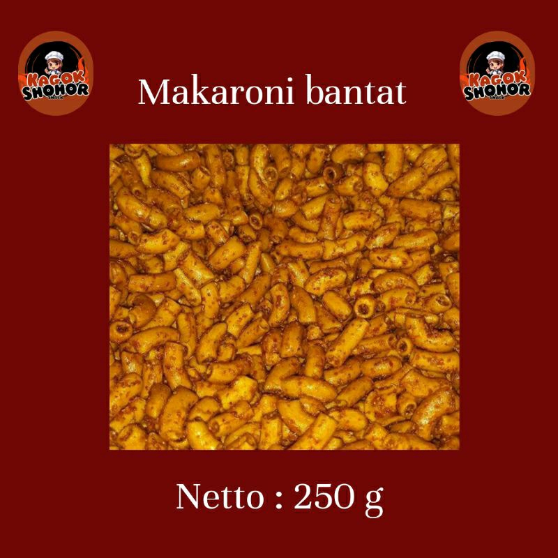 

Makaroni Bantat Pedas Daun Jeruk 250 g Kagok Shohor Snack