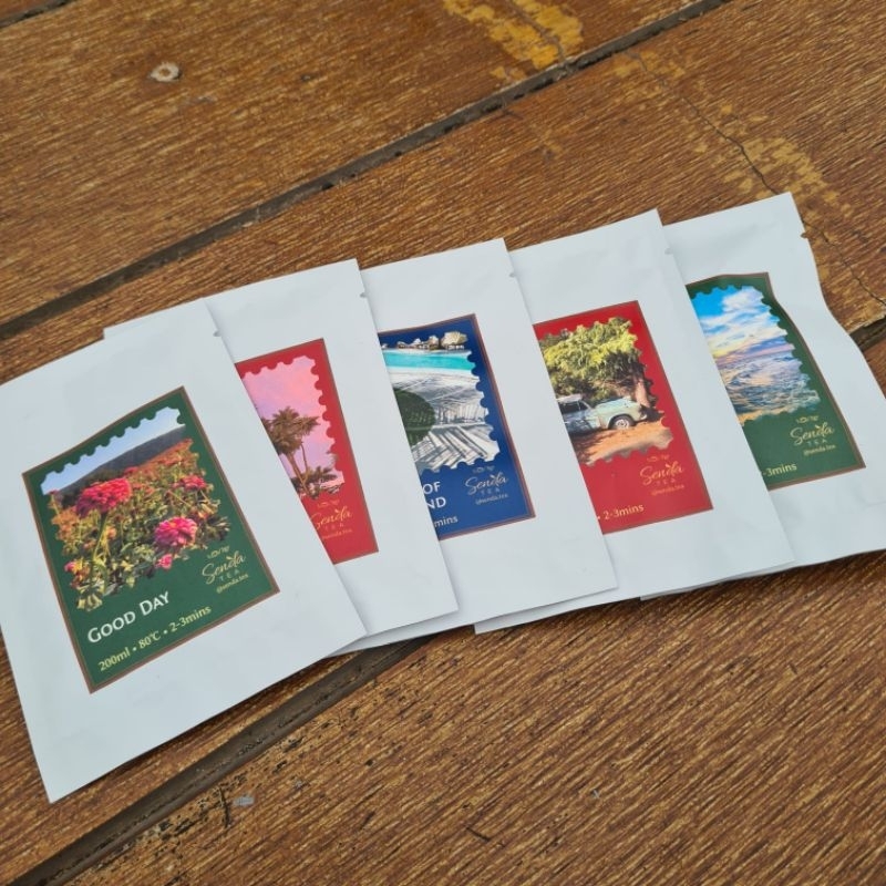 

SendaTea ARTISAN GREEN TEA Sample Packs - Pouch Series | Sample Packs | Souvenirs | Artisan Tea | Green Tea | Teh Hijau