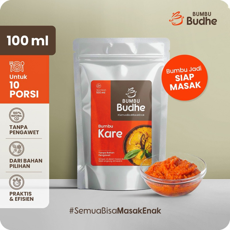 

Bumbu Kare 100 ml - Bumbu Budhe | Kare Ayam | Kare Daging | Bumbu Jadi Siap Masak