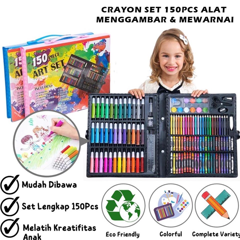 

Hot Brand NG CRAYON SET 15PCS ALAT MENGGAMBAR MEWARNAI DAN MELUKIS