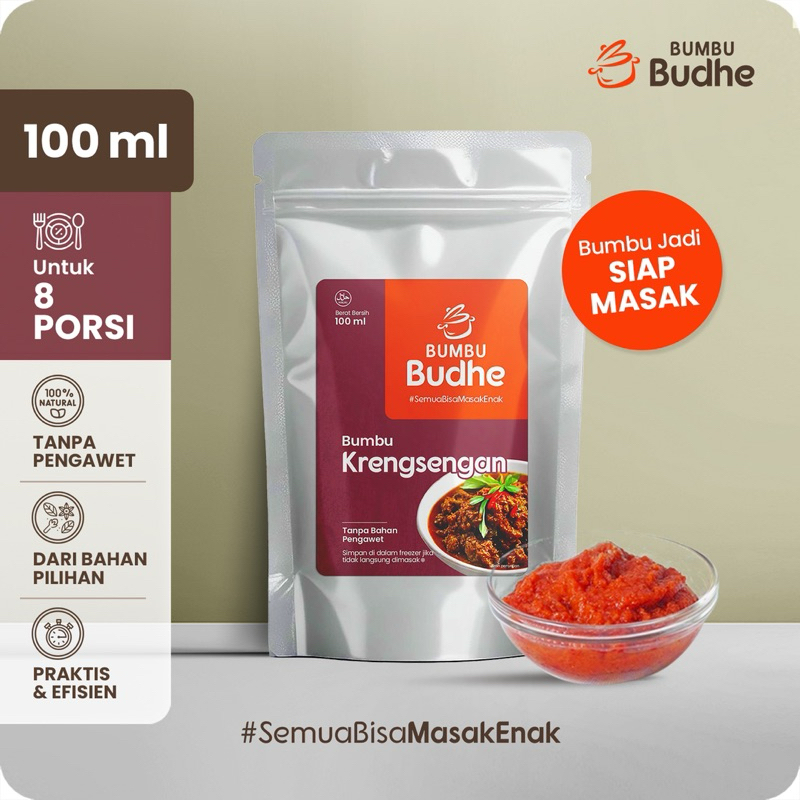 

Bumbu Krengsengan 100 ml - Bumbu Budhe | Balado | Bumbu Merah | Bumbu Siap Masak