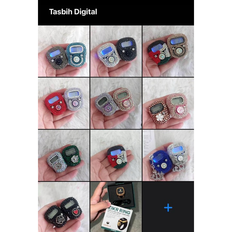 Tasbih Digital Swarovski & Kristal / Tasbih Batu 99