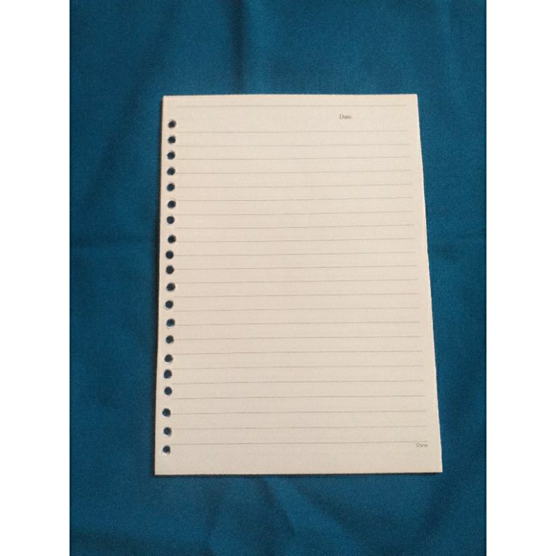 

Isi Buku Binder Loose leaf A5 / Kertas HVS A5 untuk isi binder Stationary