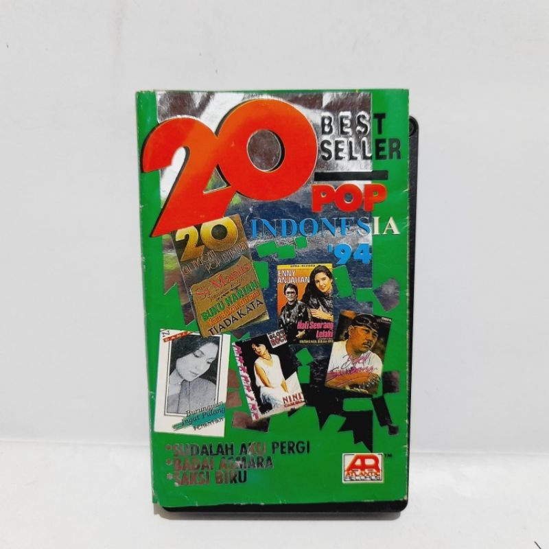 Kaset 20 Best Seller Pop Indonesia '94 - Anggun C Sasmi Dewi Gita Doel Sumbang VA