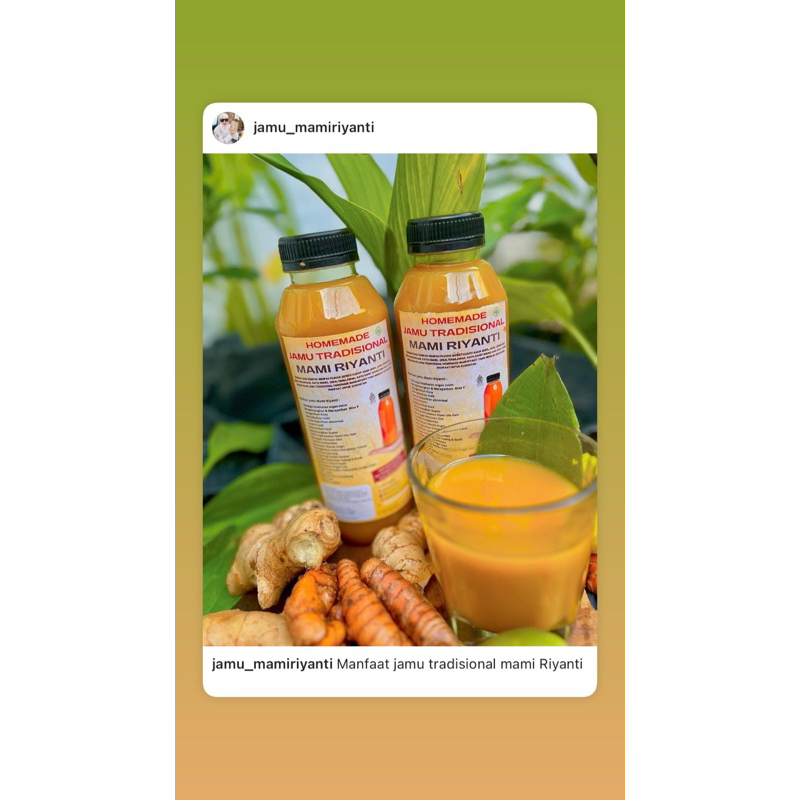 

jamu tradiseional Mami riyanti khusus untuk DIET