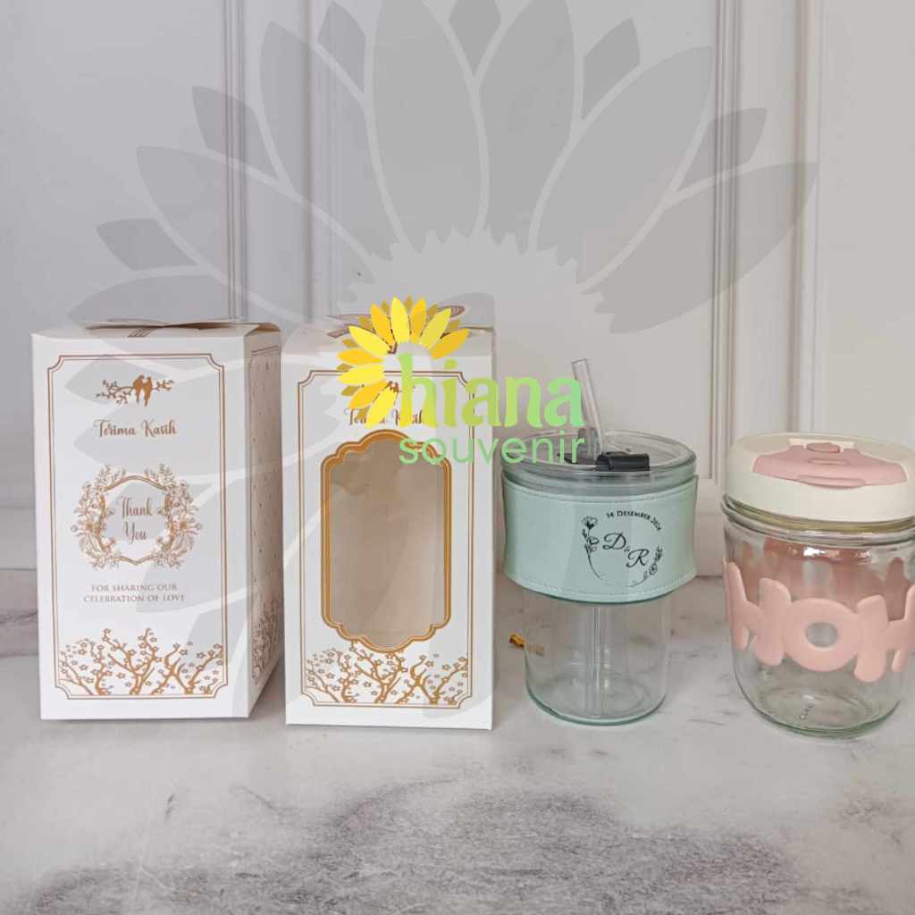 

Box Kotak Gelas Gorgeous Gorgous Sedotan Kaca / Holo Murah