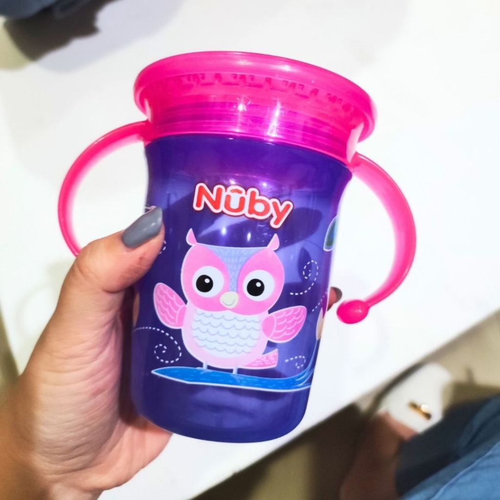PRELOVED  PRELOVED  Gelas Minum Anak Anti Tumpah Nuby Tritan Smart Cup Bottle Nuby Sippy Cup Sip Cup