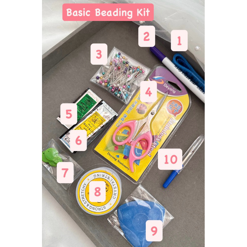 BASIC BEADING KIT / BASIC PAYET KIT / ALAT PAYET UNTUK PEMUL