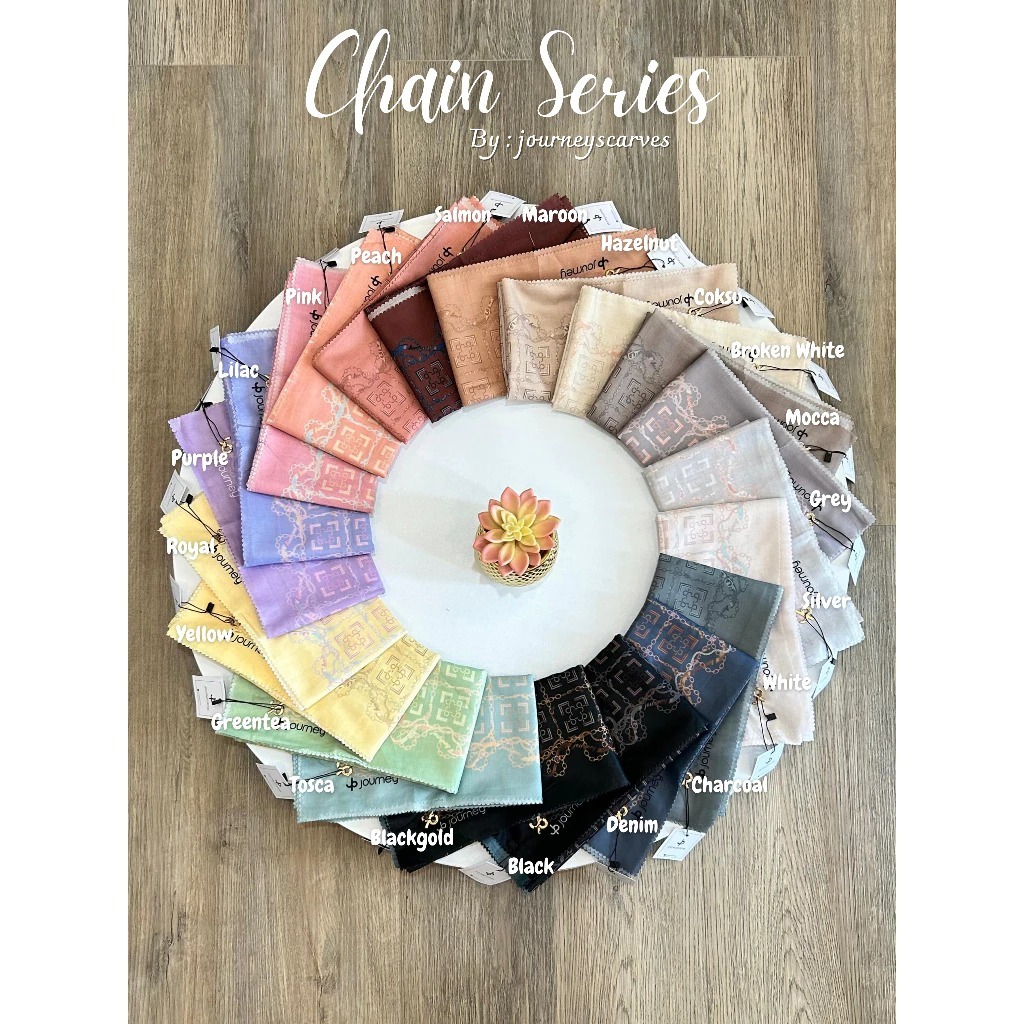 JOURNEY CHAIN SERIES | JOURNEY SCARVES ORI | JOURNEY ORIGINAL SCARVES PRINTING