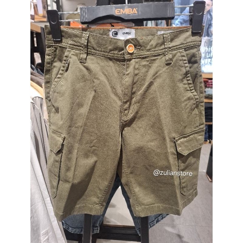 Emba Celana Cargo Short pant 100% Original