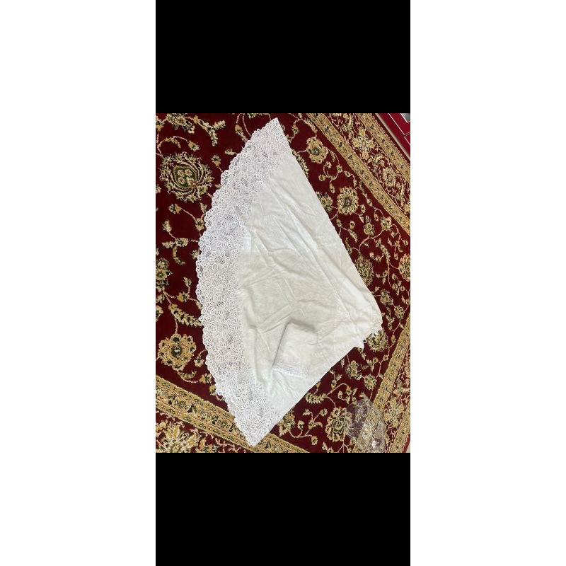 MUKENA Kerancang keliling bahan rubia