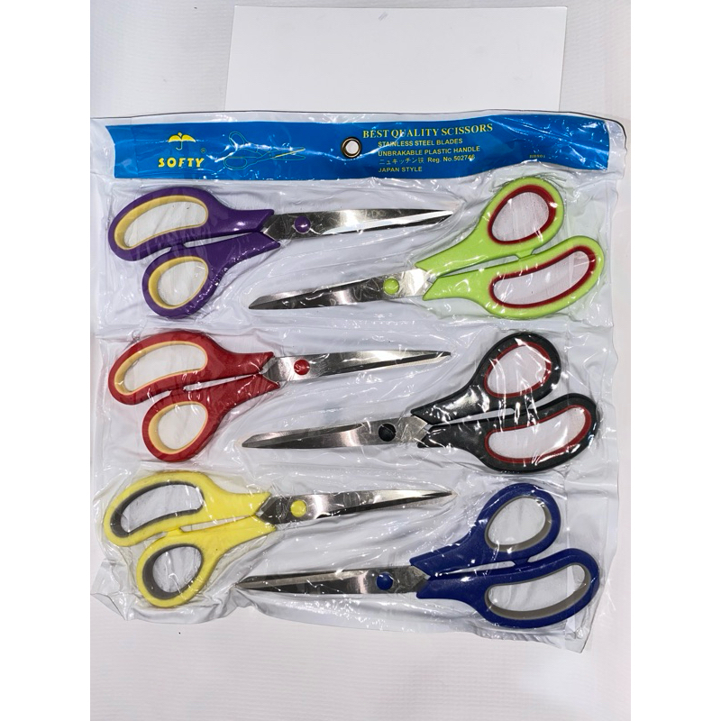 

Gunting Softy 801/Gunting Kertas/Gunting Kain/Gunting Serbaguna Softy Besar