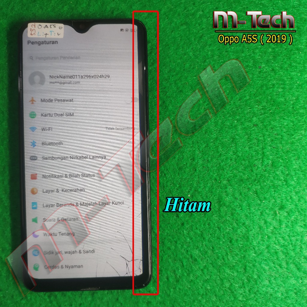 [532] LCD + Frame Oppo A5S minus
