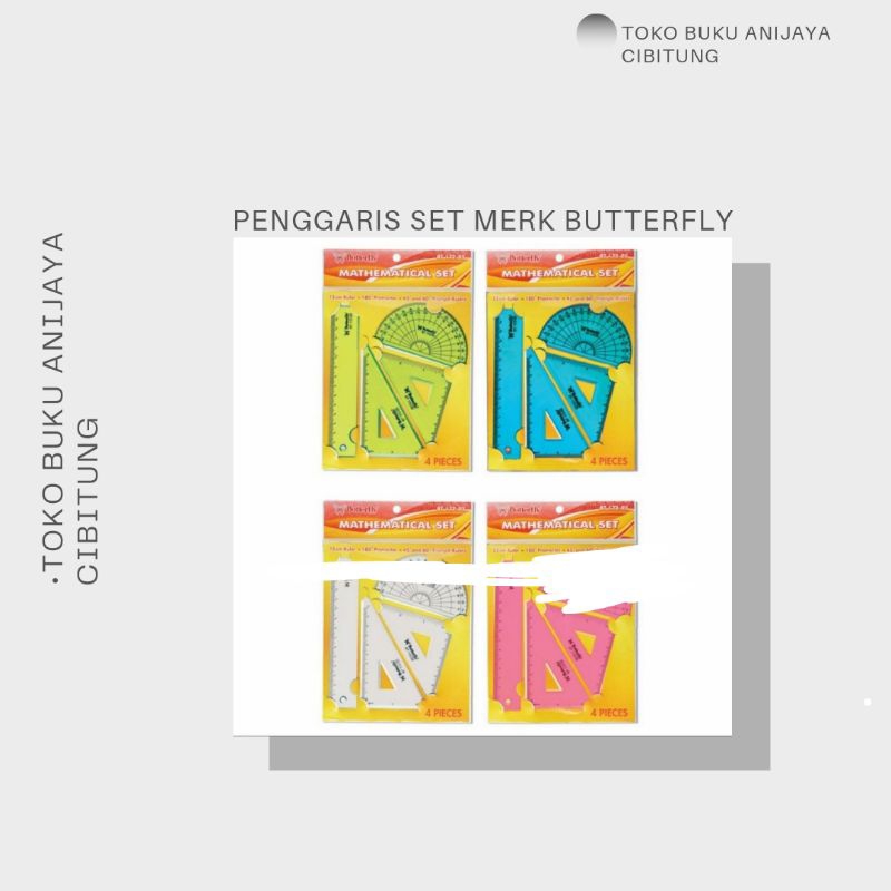 

PENGGARIS SET MERK BUTTERFLY