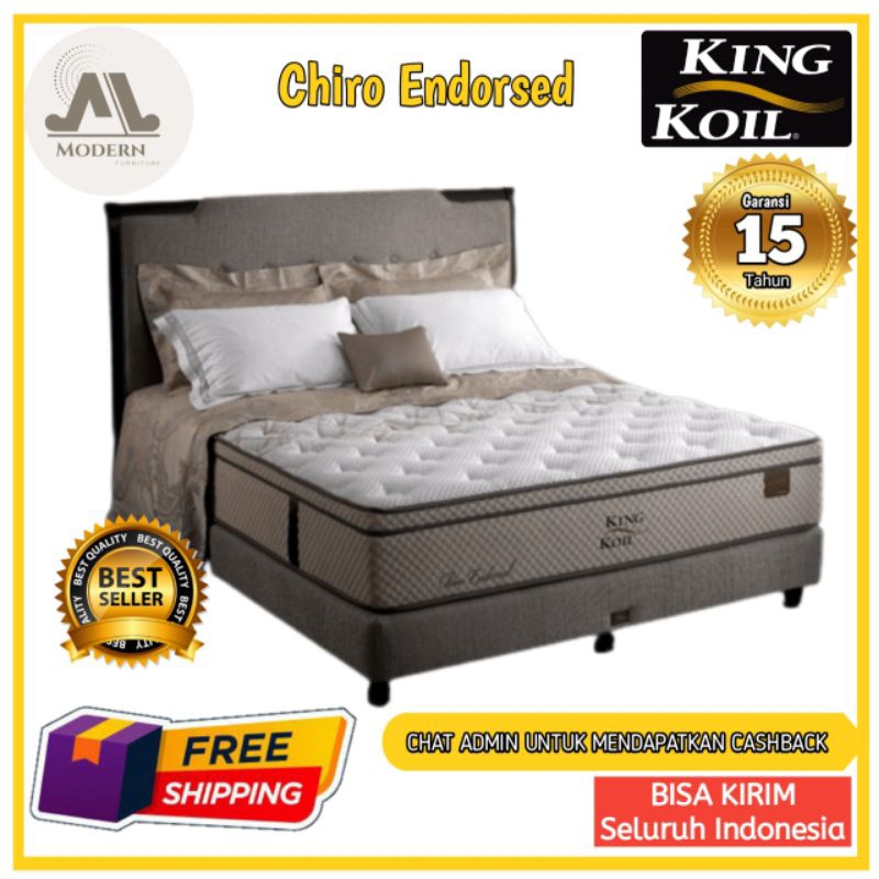Springbed King koil Chiro Endorsed (mattras only)