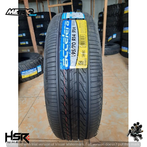ban tubles murah mobil kijang lgx, ssx, avanza G ring 14 195/70 merk accelera ecoplush 195 70 R14