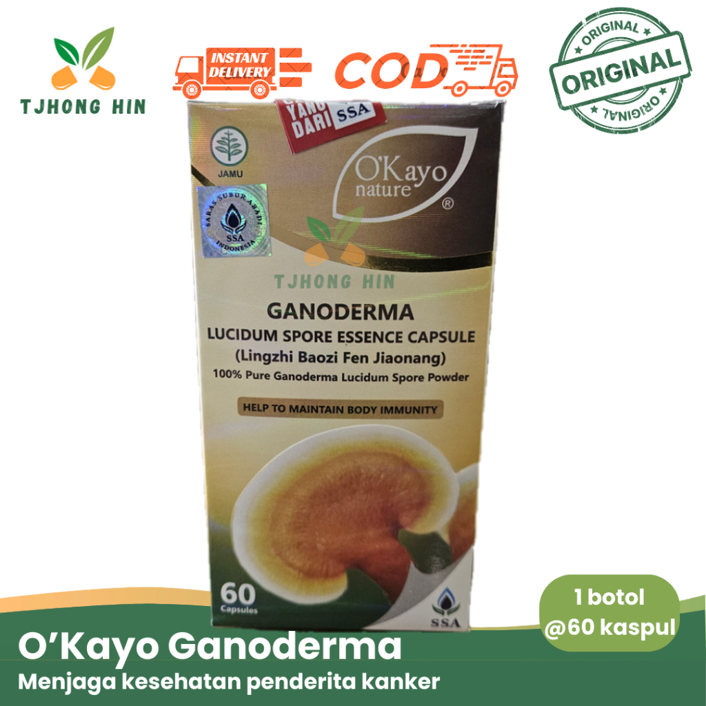 Ganoderma isi 60 kapsul Asli dari SSA