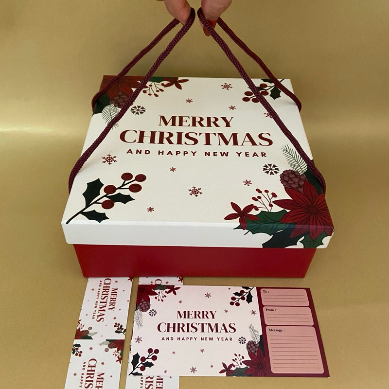 

BOX NATAL TALI TENTENG KUE KERING | HARDBOX CHRISTMAS HAMPERS